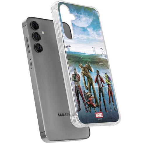 Marvel Guardians of the Galaxy Hero Squad Galaxy S24 Plus Clear Case